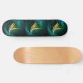 Trendvogel der paradiesischen Blume Skateboard (Horizontal)