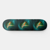 Trendvogel der paradiesischen Blume Skateboard (Horizontal)