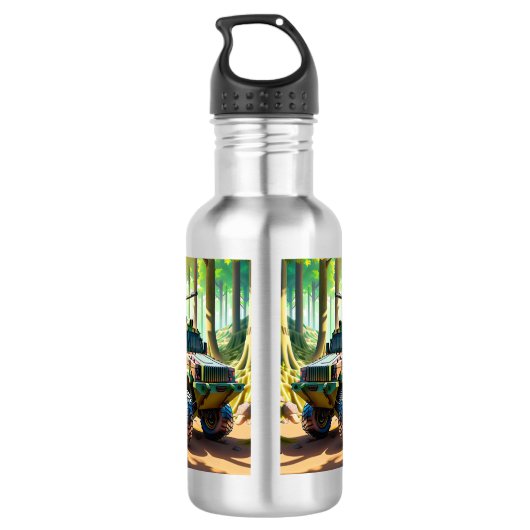 Trendwasserflasche Edelstahlflasche (Rückseite)