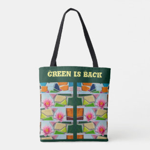 Trendwater Lilies modische Tote Bag Tasche