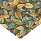 Trendweiche, pastellgelb-braune Herbstlaube Kurzer Tischläufer (Ecke)