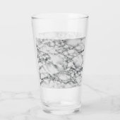 Trendweißer Marmorstein Glas (Rückseite)