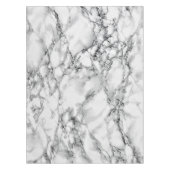 Trendweißer Marmorstein Tischdecke (Vorderseite)