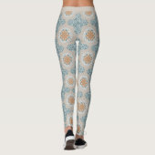 Trendwest Blue Beige Design Leggings (Rückseite)