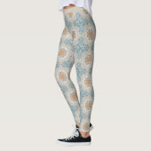 Trendwest Blue Beige Design Leggings (Links)