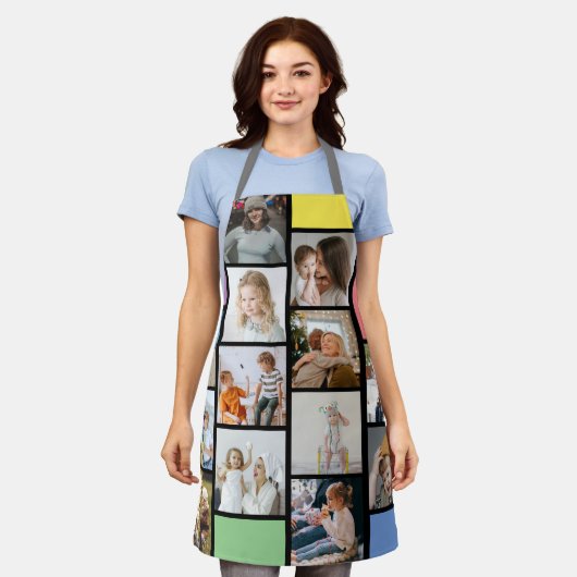 Trendy 13 Foto Memory Keepake Schürze (Getragen)