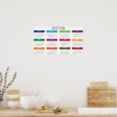 Trendy 2019 Calendar Poster (Küche)
