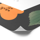 Trendy 2025 Kohle Wildblume 12 Monatskalender Poster (Ecke)