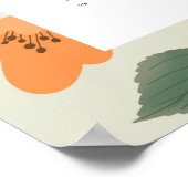 Trendy 2025 Wildblume 12 Monate Kalender Poster (Ecke)