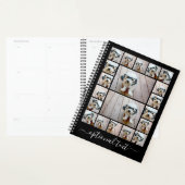 Trendy 20 Foto Collage Script Name - White Black Planer (Anzeige)