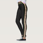Trendy 3-Streifen-Leggings Leggings (Links)