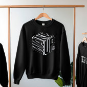 Trendy 3D SUP Grafisches Sweatshirt - Lässig Cool