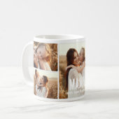 Trendy 5 Photo Collage Mama Kaffeetasse (Vorderseite Links)