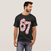 Trendy 6 7 Meme Six Seven Valentines Day 6 7  T-Shirt (Vorne ganz)