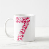 Trendy 6 7 Viral Sketch Heart 67 Cute Valentine Ma Kaffeetasse (Links)