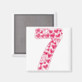 Trendy 6 7 Viral Sketch Heart 67 Cute Valentine Ma Magnet (Vorderseite/Rückseite)
