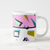 Trendy 80er Jumbo-Tasse (Rechts)