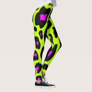 Trendy 80er Leopard Pattern Leggings