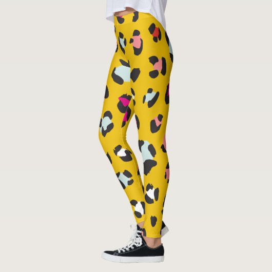 Trendy 80er Leopard Pattern Leggings (Links)