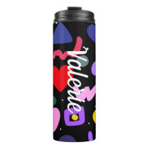 Trendy 80er Pattern Blue Ink Pen
