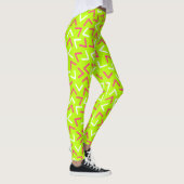 Trendy 80er Pattern Green Leggings (Rechts)