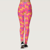 Trendy 80er Pattern Leggings (Rückseite)