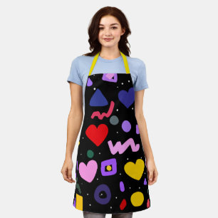 Trendy 80er Pattern Schürze
