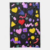 Trendy 80er Pattern Schürze Geschirrtuch (Vertikal)