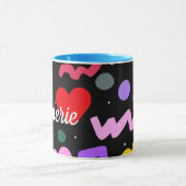 Trendy 80er Pattern Tasse (Zentrum)