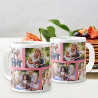 Trendy 8 Picture Masonry Grid Pink Foto