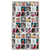Trendy 9 Photo Pattern Collage Keepsake Kleine Geschenktüte (Vorderseite)