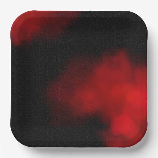 Trendy 9" Square Paper Plate für jeden Anlass Pappteller (Vorderseite)