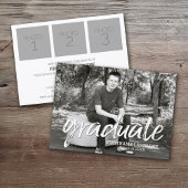 Trendy Abschluss Ankündigung mit 4 Fotos