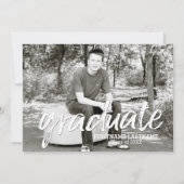 Trendy Abschluss Ankündigung mit 4 Fotos (Vorderseite)