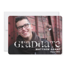 Trendy Abschluss Celebration Einladung