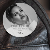 Trendy Abschluss Foto Button