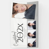 Trendy Abschluss Foto Collage Banner (Vertikal)