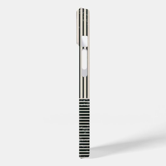 Trendy abstract minimalist artistic lines Monogram Case-Mate iPhone Hülle (Rückseite / Links)