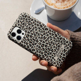 Trendy Abstrakt Animal Leopard Cheetah Pattern iPhone 16 Pro Hülle