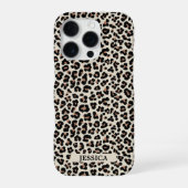 Trendy Abstrakt Animal Leopard Cheetah Pattern iPhone Hülle (Rückseite)