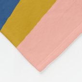 Trendy Abstrakt: Farbenfrohe Handzeichnung. Fleecedecke (Ecke)