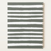 Trendy Abstrakt Foto Collage 2025 Planer (Rückseite)