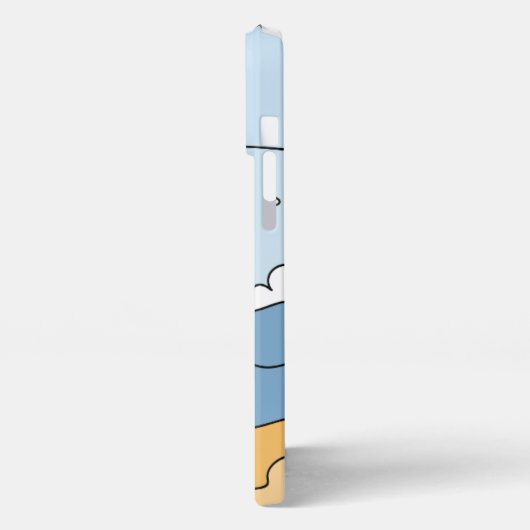 Trendy Abstrakt iPhone Hülle (Linke Seite)