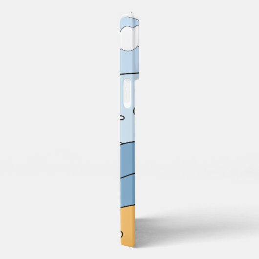 Trendy Abstrakt iPhone Hülle (Rechte Seite)