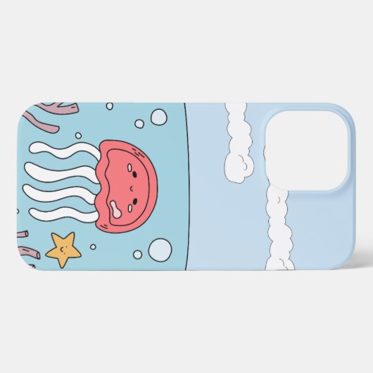 Trendy Abstrakt iPhone Hülle (Rückseite (Horizontal))