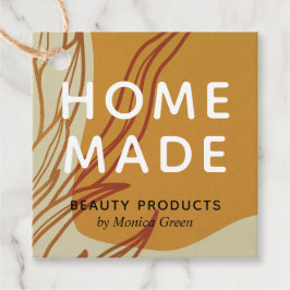 Trendy Abstrakt Minimalistische, hausgemachte Schö Geschenkanhänger