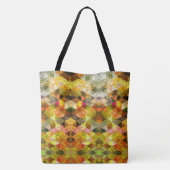 Trendy Abstrakt Mit Monogramm Tote Bag Tasche (Rückseite)