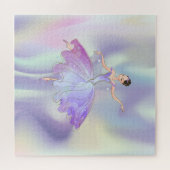 Trendy Abstrakt Ombre Ballerina Puzzle (Horizontal)