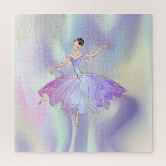 Trendy Abstrakt Ombre Ballerina Puzzle (Vertikal)