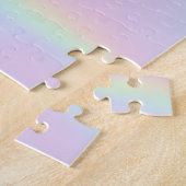 Trendy Abstrakt Ombre Unicorn Holographi Puzzle (Seite)